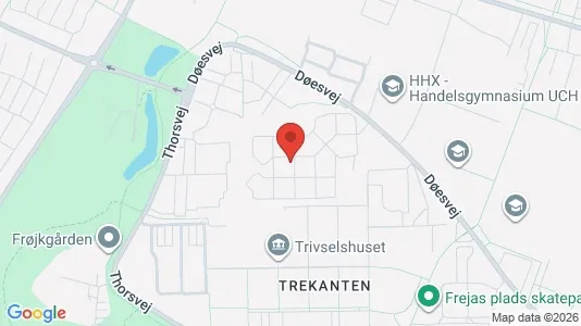 Andelsboliger til salg i Holstebro - kort over placeringen