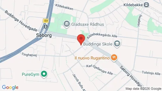 Andelsboliger til salg i Søborg - kort over placeringen