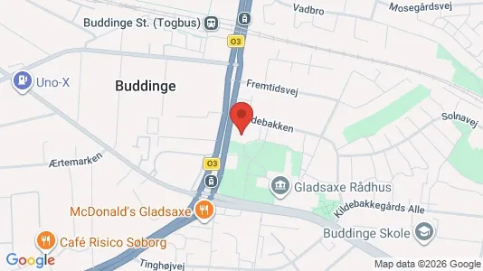 Andelsboliger til salg i Søborg - kort over placeringen