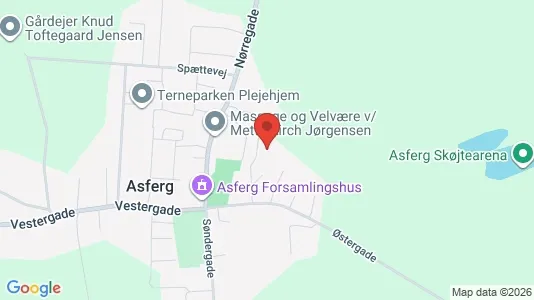 Andelsboliger til salg i Fårup - kort over placeringen