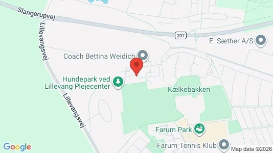 Andelsboliger til salg i Farum - kort over placeringen