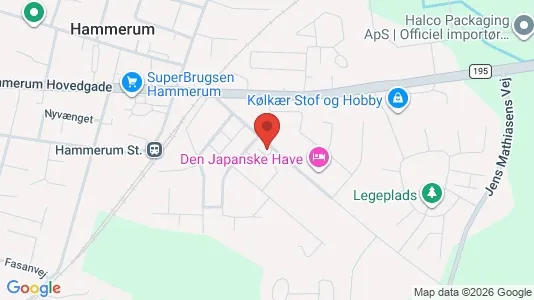 Andelsboliger til salg i Herning - kort over placeringen
